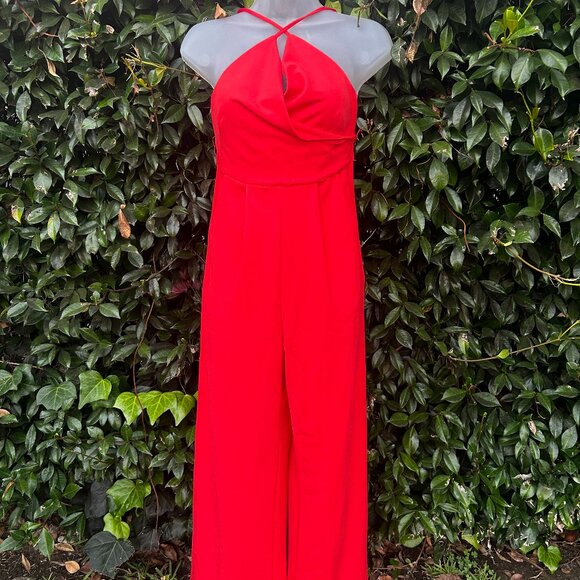Charlotte Russe Orange Sleeveless Jumpsuit - Picture 1 of 2